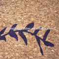 Eco friendly Heat Transfer Printing 5mm Cork Surface Rubber Backing Private Label Yoga Mat manufacturer